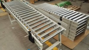 Automatic-90-Degree-Turning-Stainless-Steel-Roller-Conveyor-for-Logictics